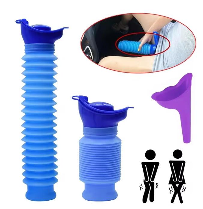 Emergency Travel Portable Reusable Shrinkable Camping Toilet