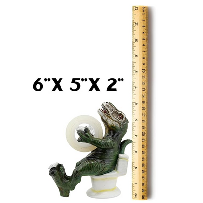 "Dinosaur on The Toilet" Tape Dispenser