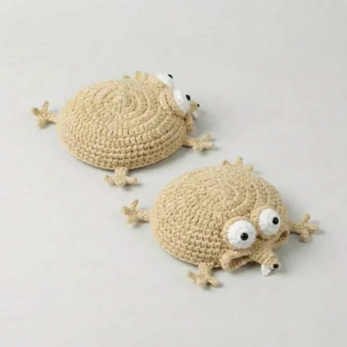 Funny Crochet Squirrel Coasters