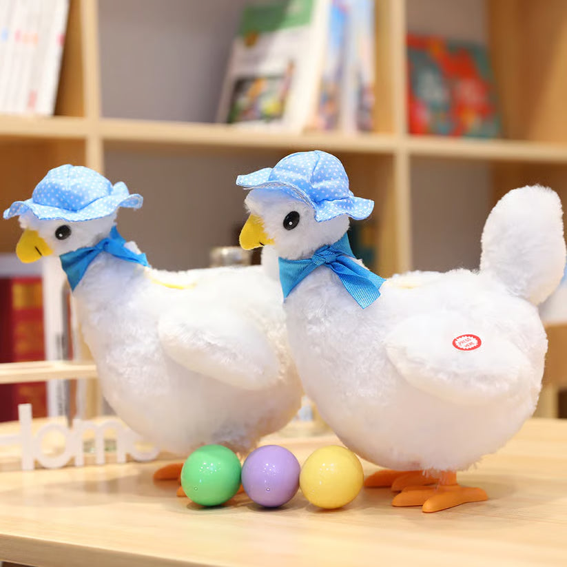 Plush Toys Laying Egg Musical Chicken🐓