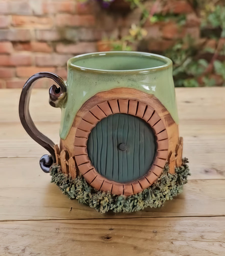🧙🏡Spring Hobbit House Stoneware Mug[13.5oz/400ml]