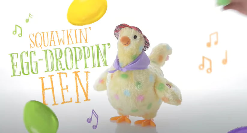 Plush Toys Laying Egg Musical Chicken🐓