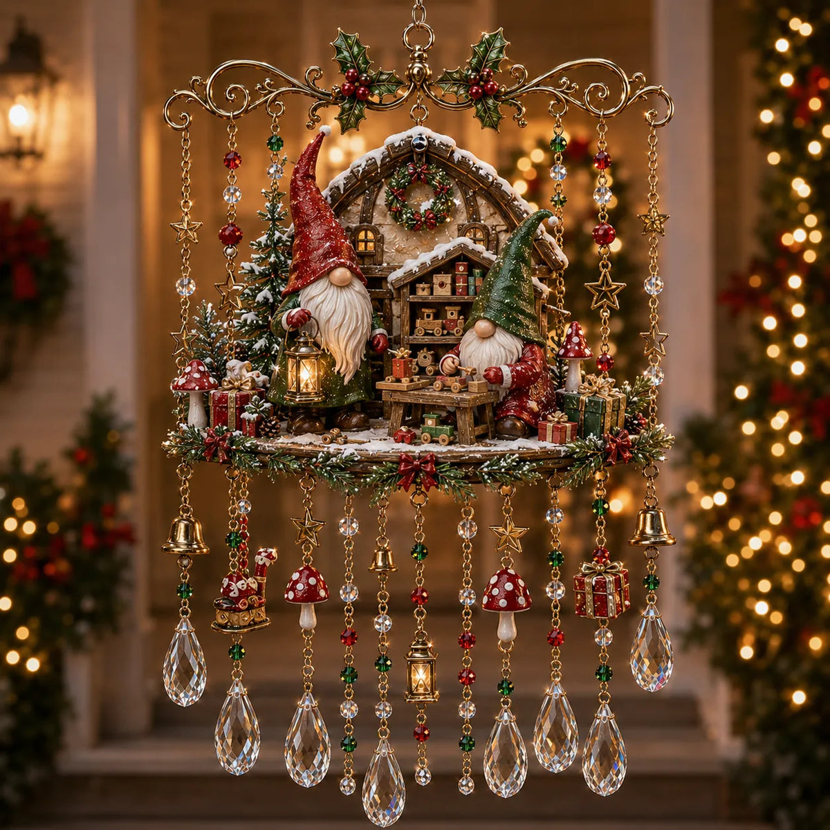Christmas Wind Chime Suncatcher