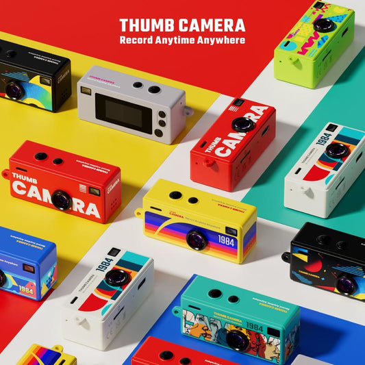 Creative Mini Portable Thumb Pocket Keychain Digital Camera with Flash