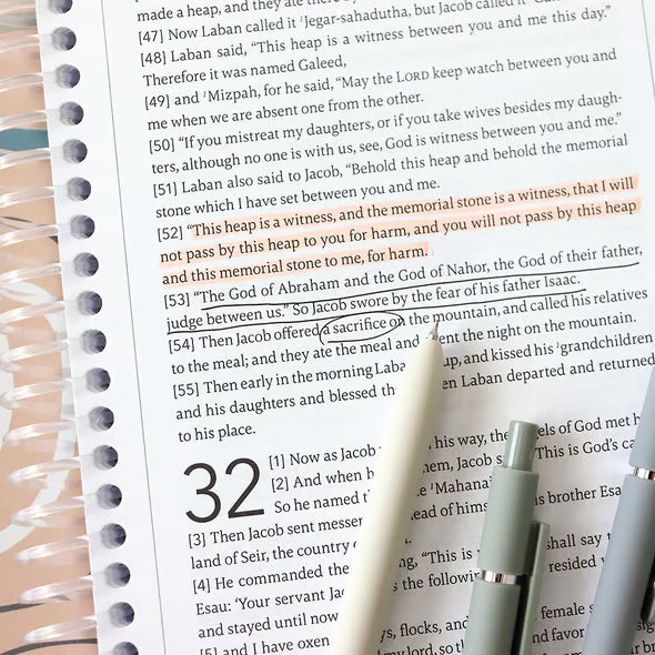 🙏🏼The Bible In A Year: A 52-Week Journey Through God's Word (✨Hardcover)
