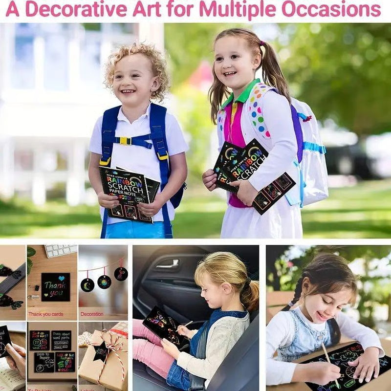 🌈Rainbow Paper Artistic Drawing Set ✍️