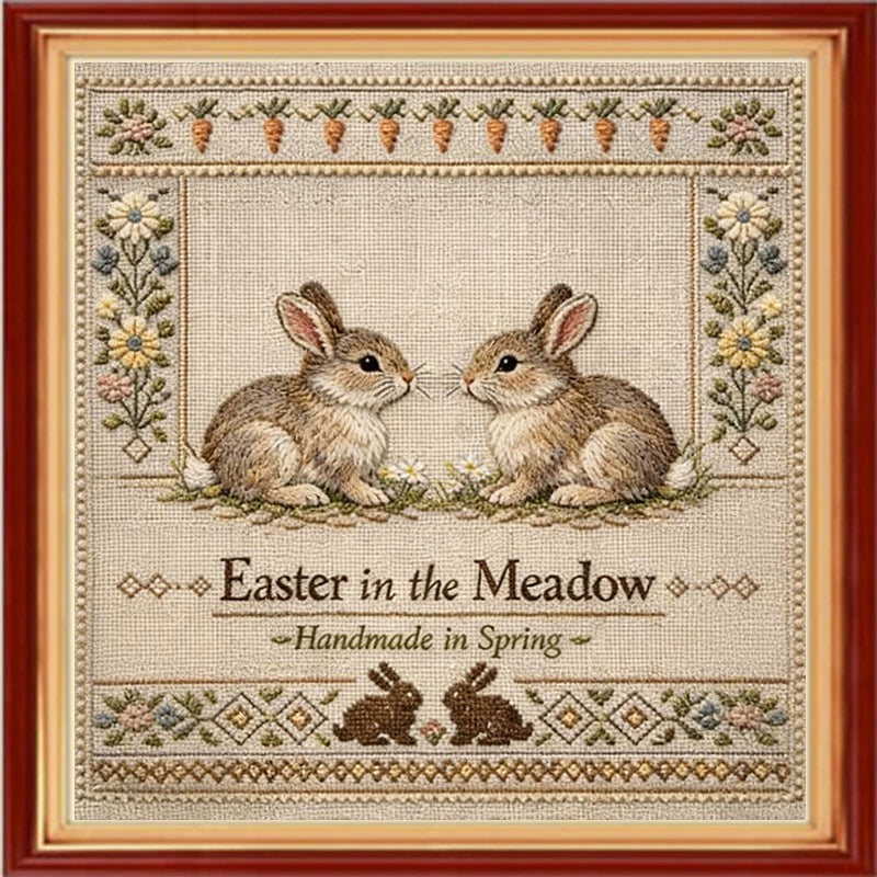 Paradise Cross Stitch Kit-Carrot Rabbit 🐰