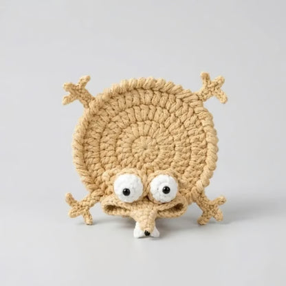 Funny Crochet Squirrel Coasters