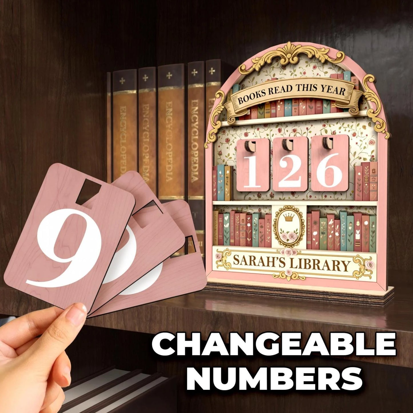 Personalized Books Read This Year Counter Book Lovers Gifts