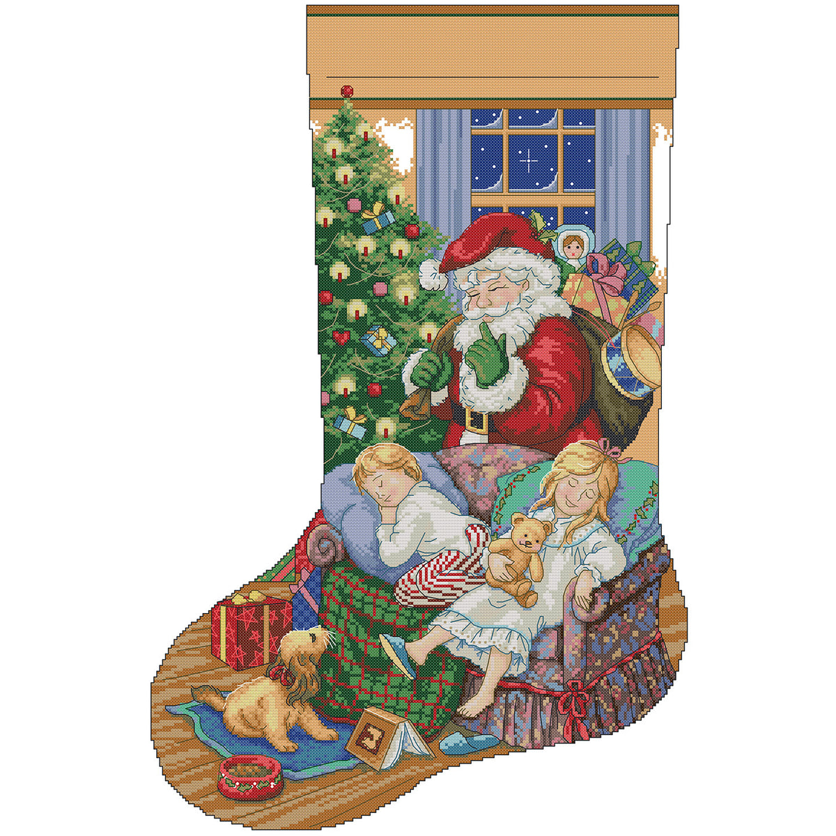 Christmas Stocking Cross Stitch Kit