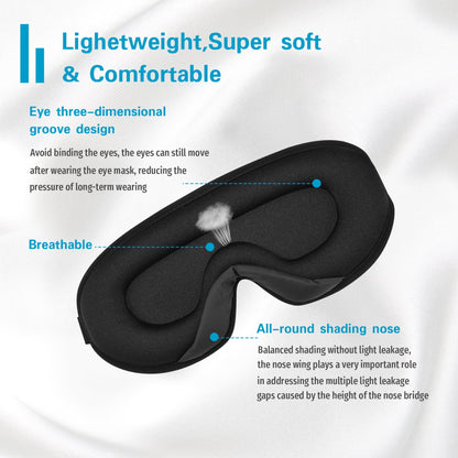 Zero Eye Pressure 3D Silk Sleeping Mask💤