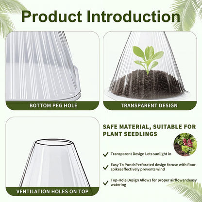 🌿Gardening Greenhouse Plant Covers 🌱Reusable, light-transmitting and breathable💪Prevent🐛insect🐓