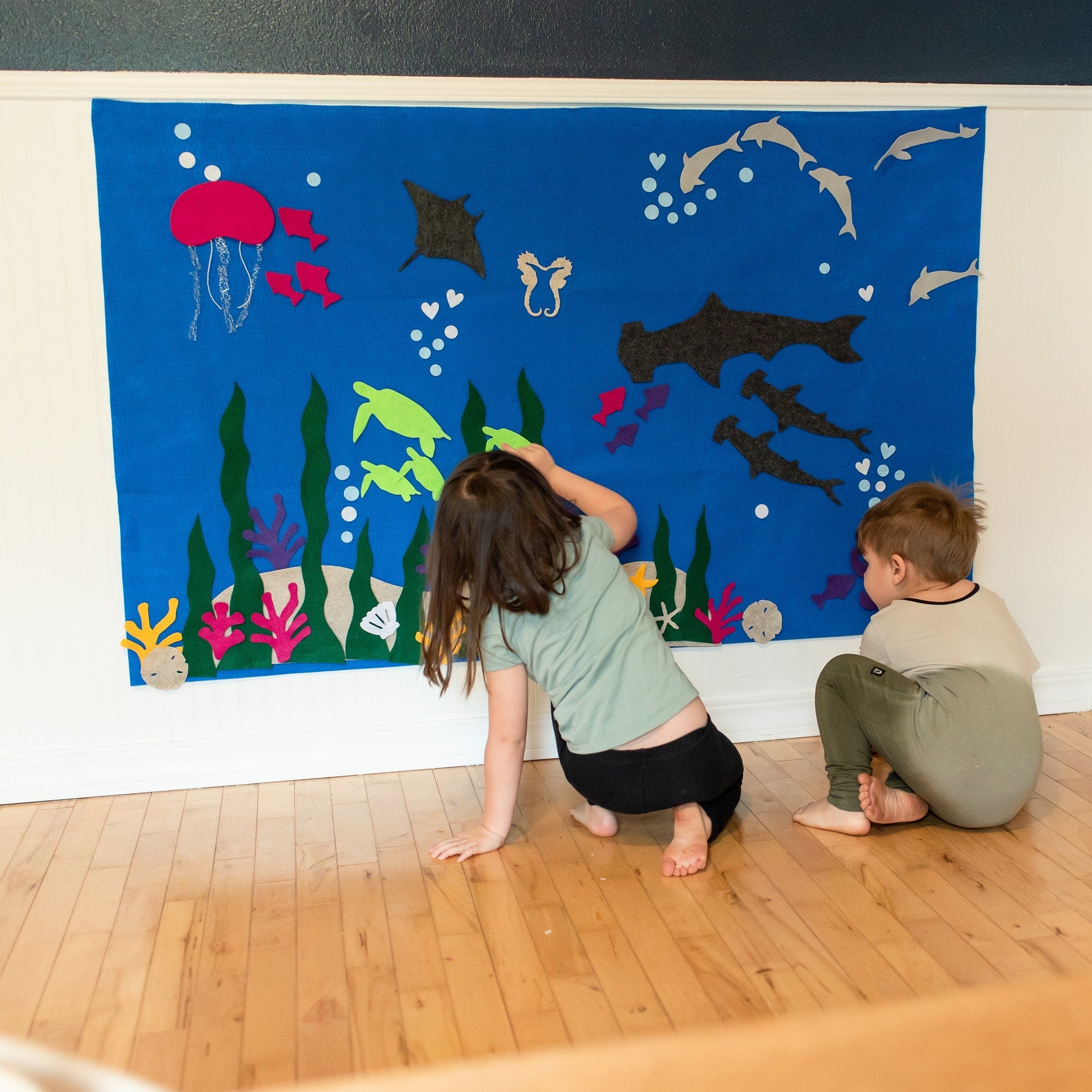 🌊Ocean Felt Wall for Kids,Montessori Educational Gift
