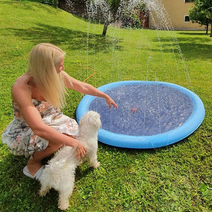 Summer Hot Sale🔥Non-Slip Splash Pad for Kids and Dog