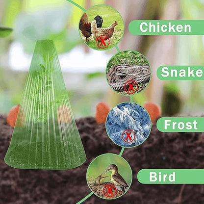 🌿Gardening Greenhouse Plant Covers 🌱Reusable, light-transmitting and breathable💪Prevent🐛insect🐓