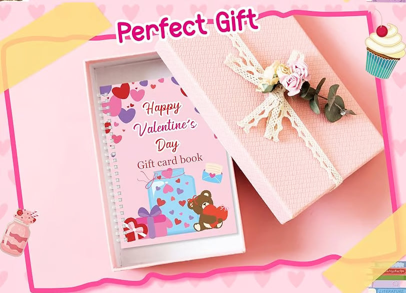 🎉Hаppy Valentine's Day Gift Card Book - Hardcover📚