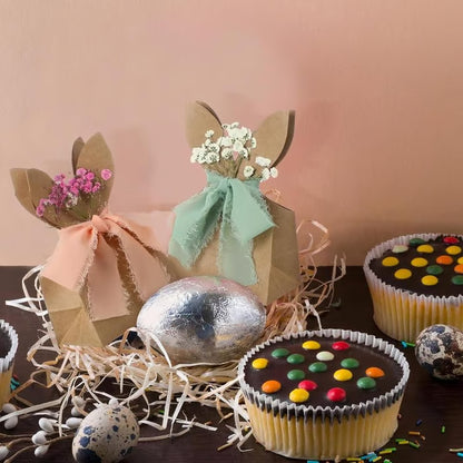 🐰Boho Bow Goodie Bags for Egg Hunts