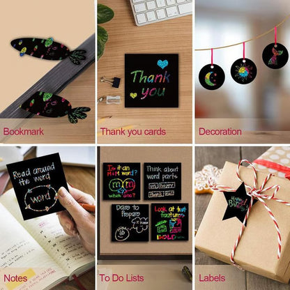 🌈Rainbow Paper Artistic Drawing Set ✍️