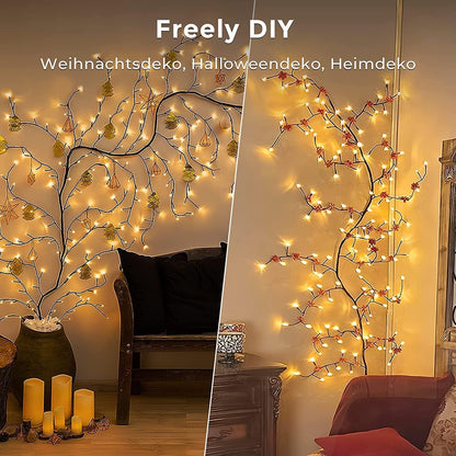 🌸DIY cherry blossom lamp🔥LED Tree Branch Design Light for Room Decor