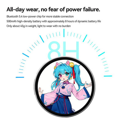Digital Badge Photo Video GIF Display Screen