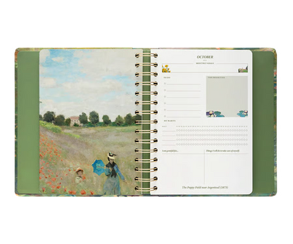 📚Water Lily Art Diary 2026 Week To View - Monet Diary (✨Hardcover)