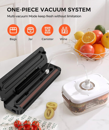 Food Vacuum Sealer Includes 10 Bags (Sliver)