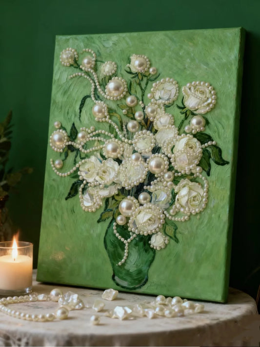 ✨DIY Beaded Art Kit - 🌼Jade Flowers Pearl Painting