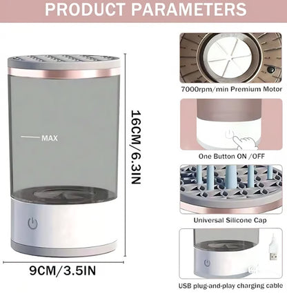 🌟3-in-1 Electric Makeup Brush Cleaner
