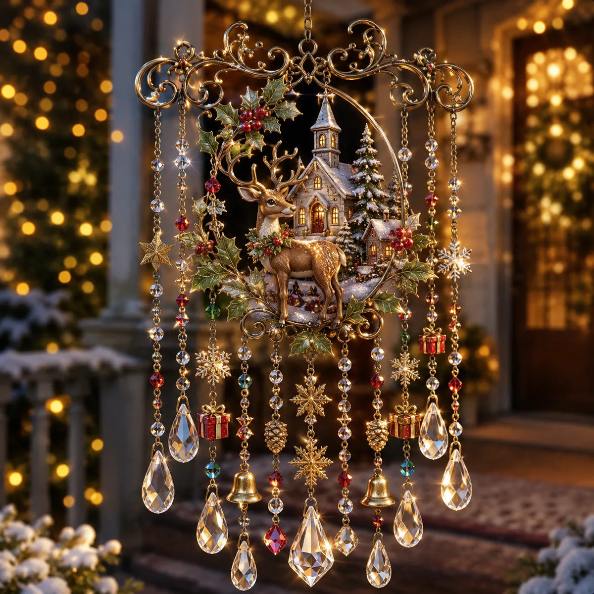 Christmas Wind Chime Suncatcher