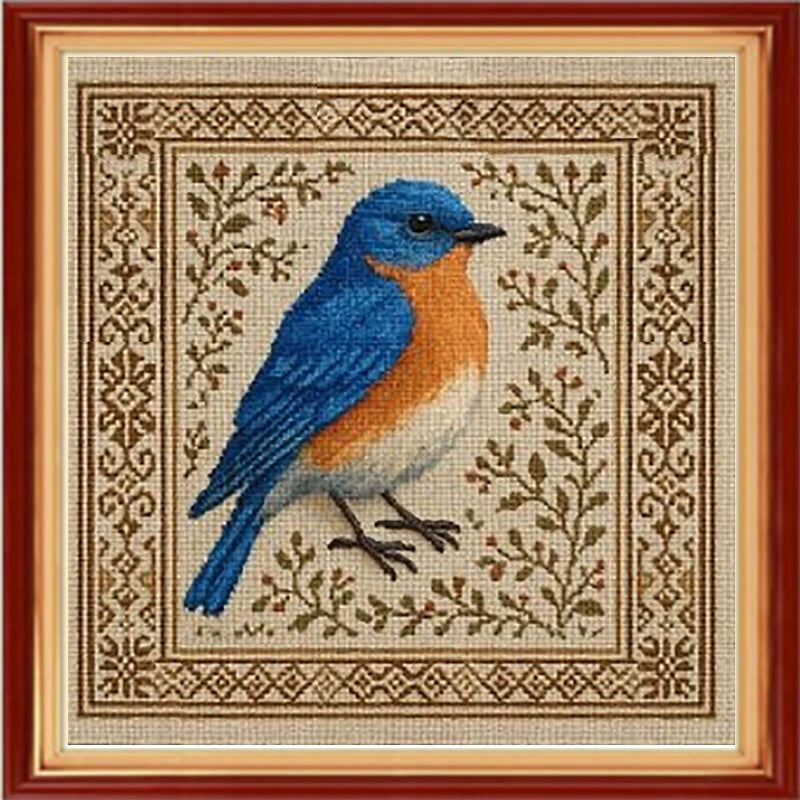 Paradise Cross Stitch Kit-Nature Bird 🐦️