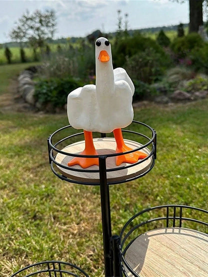 Funny Duck Figurine Ornament
