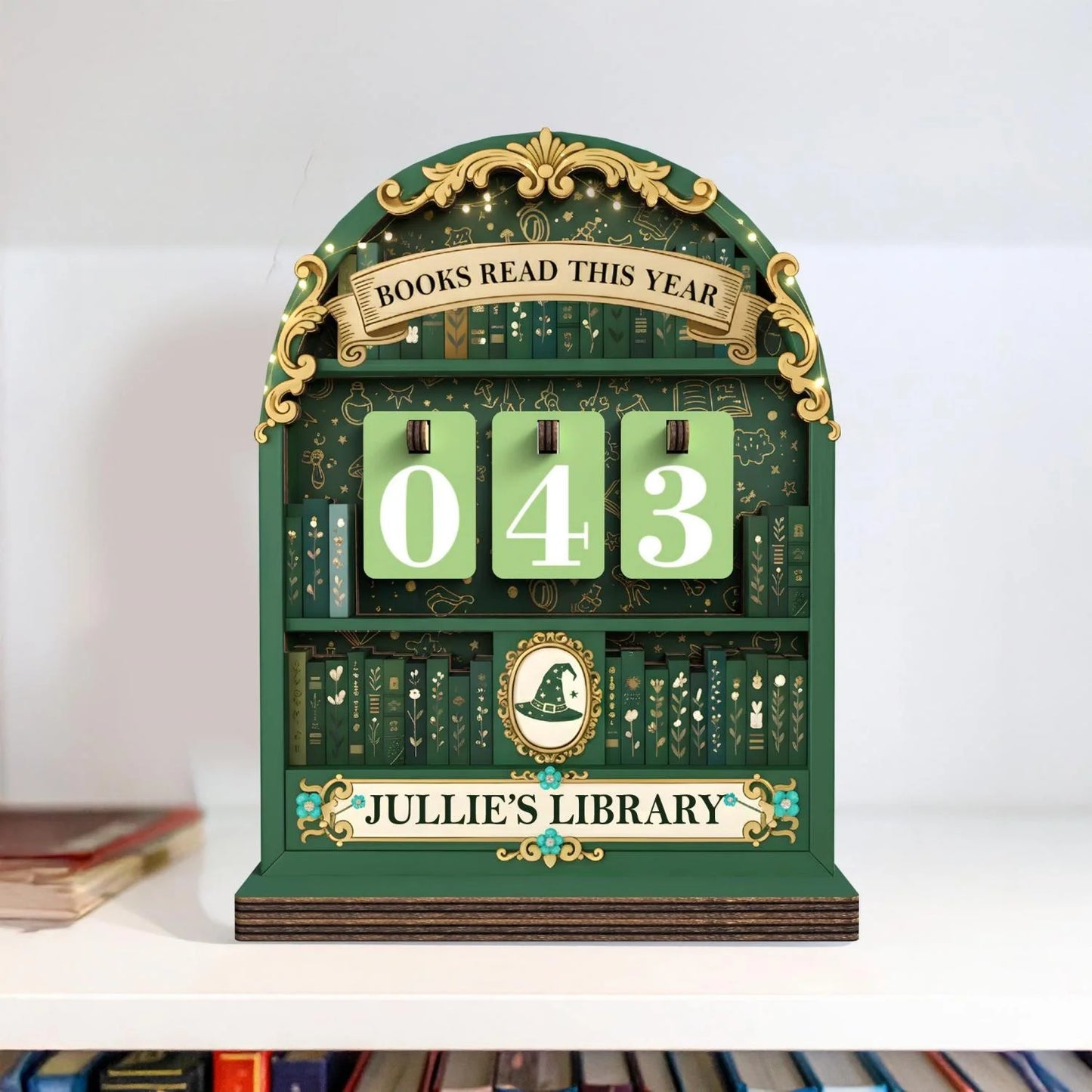 Personalized Books Read This Year Counter Book Lovers Gifts
