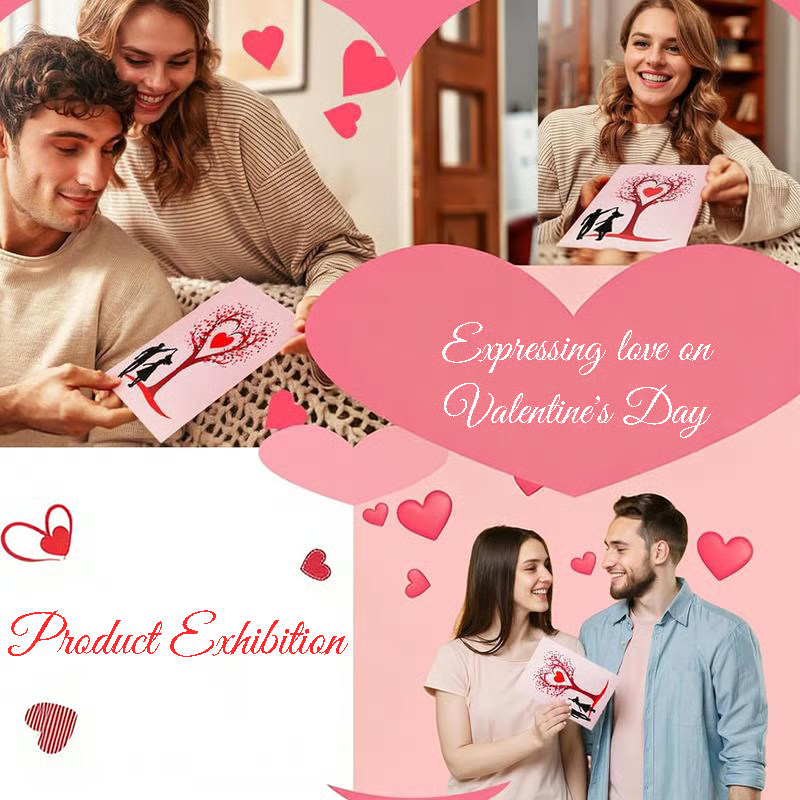 💞3D Pop-Up Anniversary & Valentine's Day Card