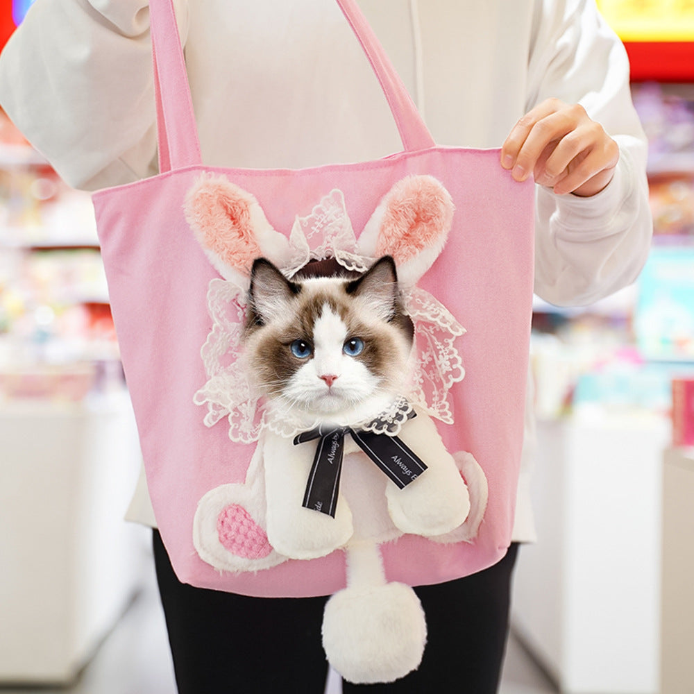 Cute Cartoon Costume Pet Carrier Tote Bag
