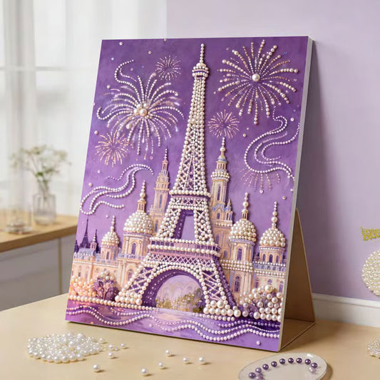 ✨DIY Beaded Art Kit-🗼Eiffel Tower Pearl Painting