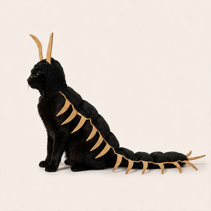 Centipede Plush Halloween Costumes for Cats