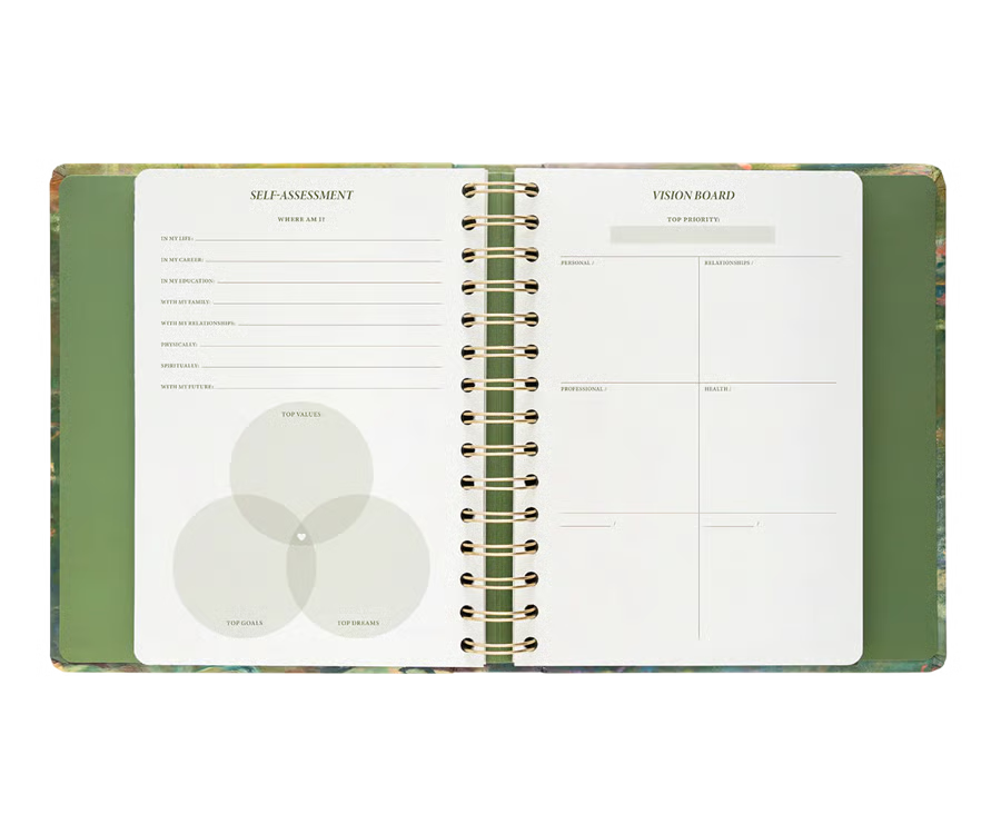 📚Water Lily Art Diary 2026 Week To View - Monet Diary (✨Hardcover)