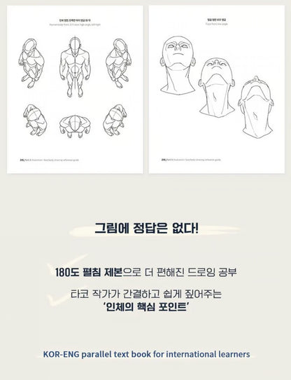 Secret Character Drawing + Point Character Drawing Set | Korean with English📚