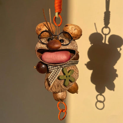 Funny Big-Mouth Nut Shell Doll-Steve