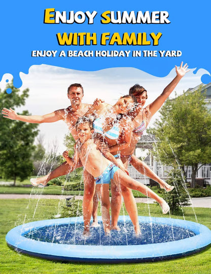 Summer Hot Sale🔥Non-Slip Splash Pad for Kids and Dog