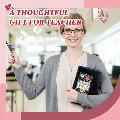 📝 "Teaching with Heart" Teacher's Sticky Notes – well-organized and inspiring, the perfect gift for teachers! ❤️🍎