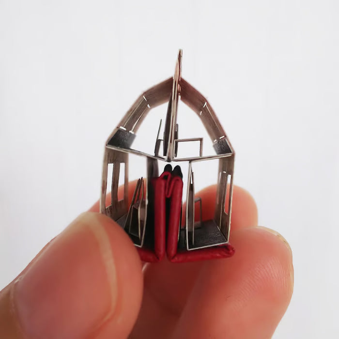 🎀1:12 scale tiny book houses