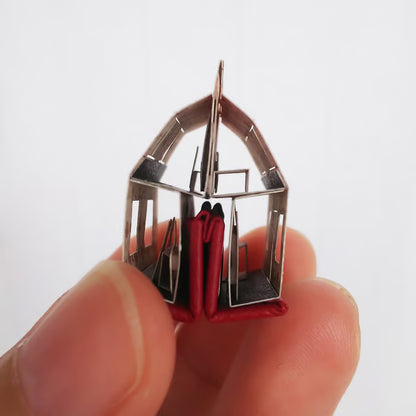 🎀1:12 scale tiny book houses