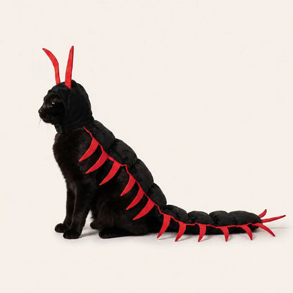 Centipede Plush Halloween Costumes for Cats