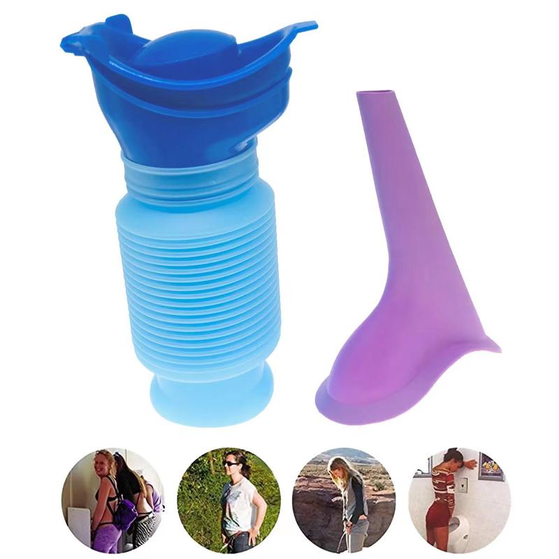 Emergency Travel Portable Reusable Shrinkable Camping Toilet