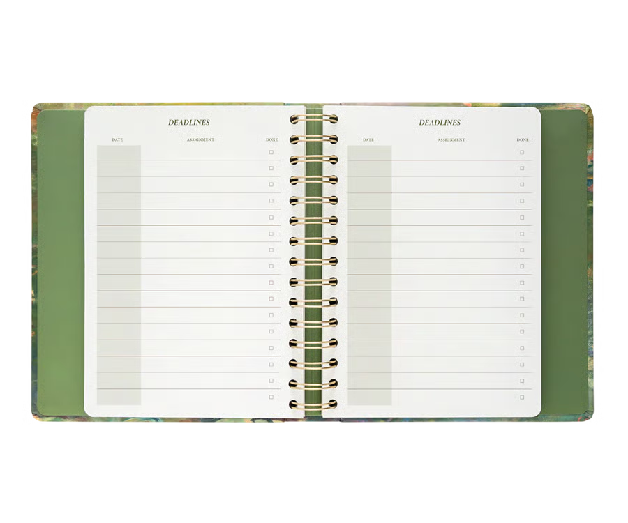 📚Water Lily Art Diary 2026 Week To View - Monet Diary (✨Hardcover)