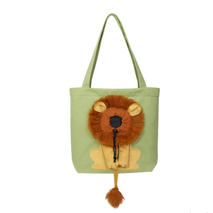 Lion Costume Pet Carrier Tote Bag
