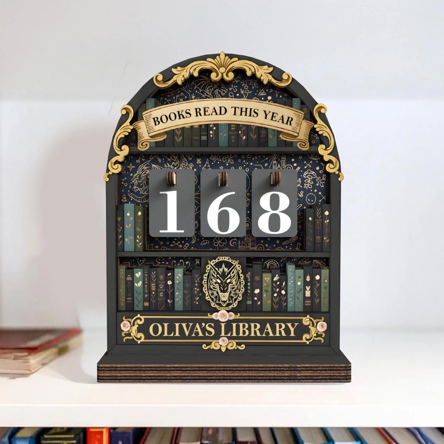 Personalized Books Read This Year Counter Book Lovers Gifts