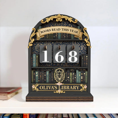 Personalized Books Read This Year Counter Book Lovers Gifts