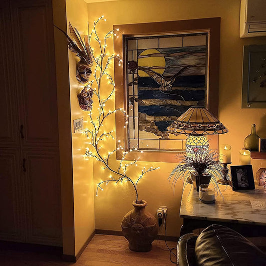 🌸DIY cherry blossom lamp🔥LED Tree Branch Design Light for Room Decor